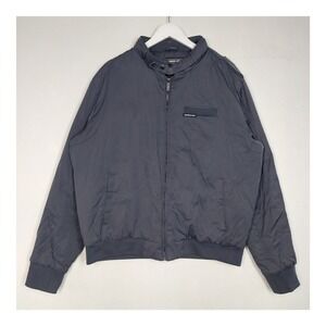 Members Only Iconic Classic Racer Bomber Jacket Navy Blue XL MM090002